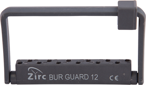 [50Z408] Zirc 12-Hole Tall Bur Guard