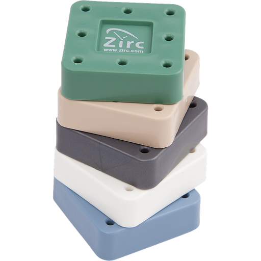 [50Z400] Zirc 8-Hole Magnetic Bur Blocks