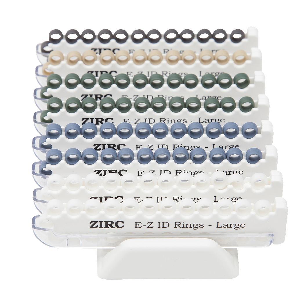 [70Z205] Zirc E-Z ID Rings System (Large)