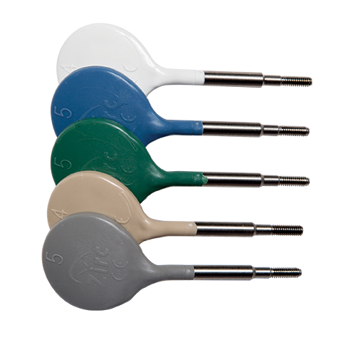 [50Z372-PSTL] Zirc Crystal HD #5 Classic Assorted Mouth Mirror (12pk)