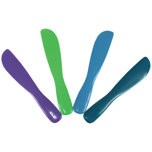 [50Z501ASTD] Zirc Mighty Mixer Spatula, Assorted 4 pack