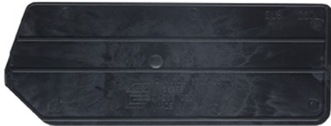 [DUS220] Quantum Ultra Series Dividers, Black, Use With Stack and Hang Bin Item QUS220, 6/ctn