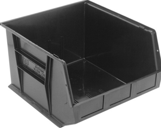 [QUS270BK] Quantum Ultra Stack & Hang Bins, Black, 18" x 16-1/2" x 11", 3/ctn
