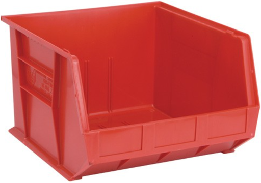 [QUS270RD] Quantum Ultra Stack & Hang Bins, Red, 18" x 16-1/2" x 11", 3/ctn