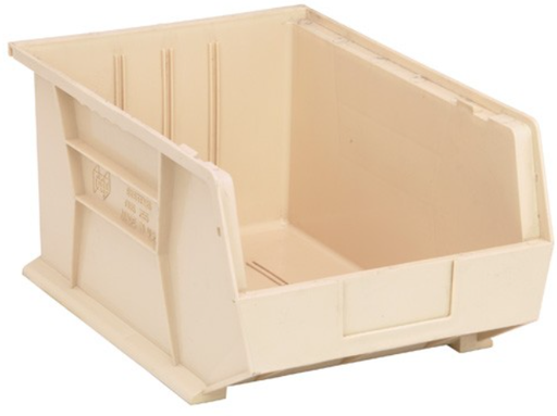 [QUS255IV] Quantum Ultra Stack & Hang Bins, Ivory, 16" x 11" x 8", 4/ctn