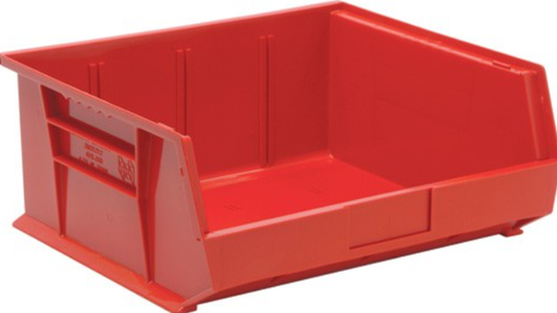 [QUS250RD] Quantum Ultra Stack & Hang Bins, Red, 14-3/4" x 16-1/2" x 7", 6/ctn