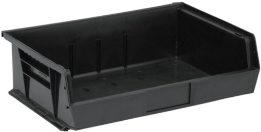 [QUS245BK] Quantum Ultra Stack & Hang Bins, Black, 10-7/8" x 16-1/2" x 5", 6/ctn