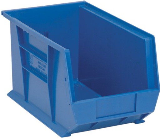 [QUS242BL] Quantum Ultra Stack & Hang Bins, Blue, 13-5/8" x 8-1/4" x 8", 12/ctn