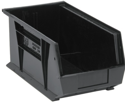 [QUS240BK] Quantum Ultra Stack & Hang Bins, Black 14-3/4" x 8-1/4" x 7", 12/ctn