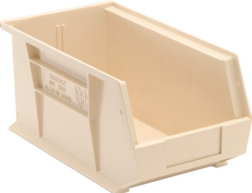 [QUS240IV] Quantum Ultra Stack & Hang Bins, Ivory 14-3/4" x 8-1/4" x 7", 12/ctn