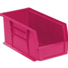 [QUS230PK] Quantum Ultra Stack & Hang Bins, Pink, 10-7/8" x 5-1/2" x 5", 12/ctn