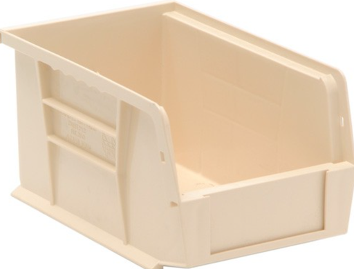 [QUS221IV] Quantum Ultra Stack & Hang Bins, Ivory, 9-1/4" x 6" x 5", 12/ctn