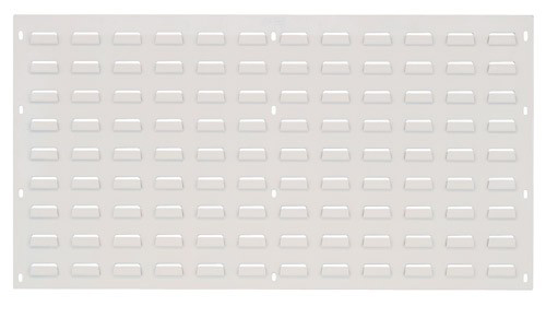 [QLP-3619HC] Quantum Medical Flat Louvered Panel, 36"W x 19"H, Oyster White, 1/ctn
