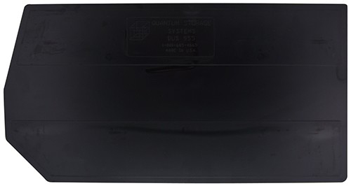 [DUS955] Quantum Medical Hulk Divider, 24"D x 12"H, Black, 6/ctn