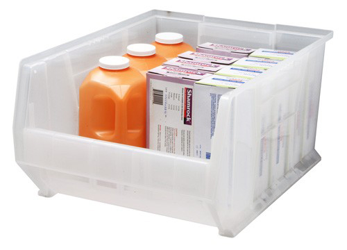 [QUS955CL] Quantum Medical Hulk 23 7/8" x 18.25" x 12" Container, Clear, 1/ctn