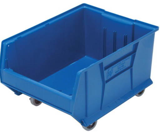 [QUS965MOBBL] Quantum Medical Hulk Container, 23 7/8" x 18.25" x 12", Mobile, Blue, 1/ctn