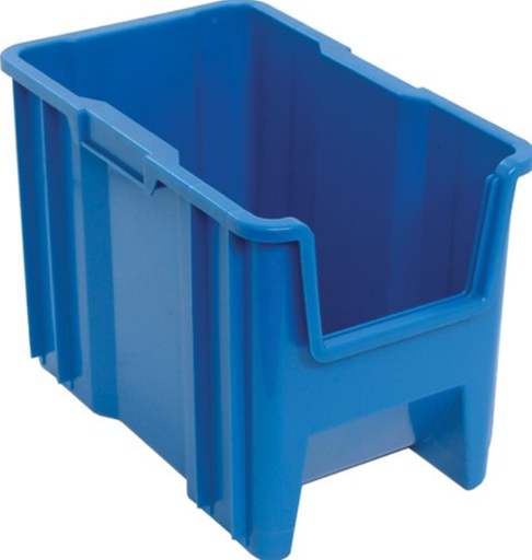[QGH600BL] Quantum Medical HD Giant Stack 17-1/2" x 10-7/8" Container, Blue, 4/ctn