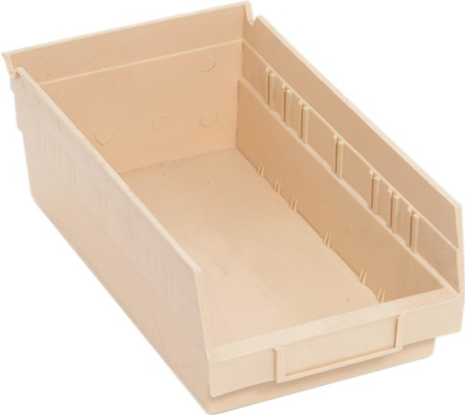 [QSB102IV] Quantum Medical Economy 11 5/8" x 6 5/8" x 4" Shelf Bin, Ivory, 30/ctn