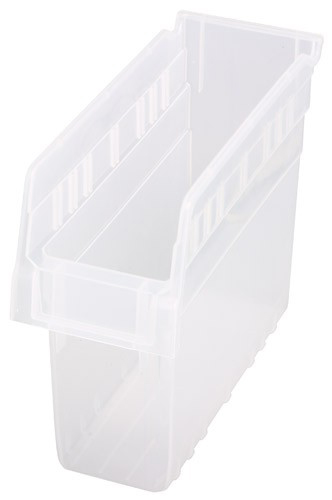 [QSB801CL] Quantum Medical Store-More Shelf Bin, 11 5/8" x 4 1/8" x 8", Clear, 36/ctn