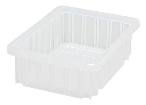 [DG91035CL] Quantum Medical Grid Container, 10 7/8" x 8.25" x 3.5", Clear, 20/ctn