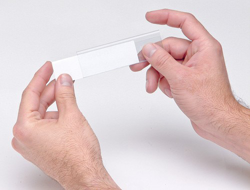 [LTR-0813] Quantum Medical Label Holder w/Laser Label Insert, Clear, 25/ctn