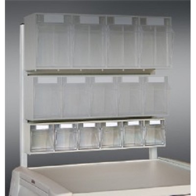 [12086] Capsa Avalo Ancillary Tilt Front Bin, 6 Bin Unit