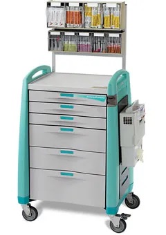 [ACP-AM10MC-EG-1] Capsa Avalo Accessory Package for Anesthesia Cart, Green