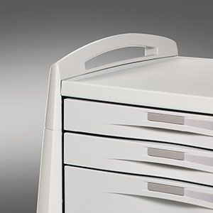 [UG-AM10HL-LC] Capsa Avalo Upgrade Left Am Handle for Standard Cart, Light Crème