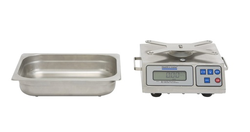 [3400PAN] Health O Meter Professional Stainless Steel Weighing Pan for 3400KL, 3/Pack