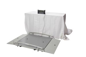 [2700KL] Health O Meter Digital Wheelchair Dual Ramp Scale, X-Large Platform