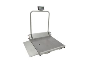 [2600KL] Health O Meter Digital Wheelchair Ramp Scale with Folding Ramp