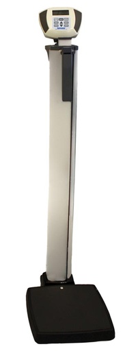 [600KL] Health O Meter Digital Scale, Heavy Duty Eye-Level w/Integral Digital Hght Rod, EMR USB Conn