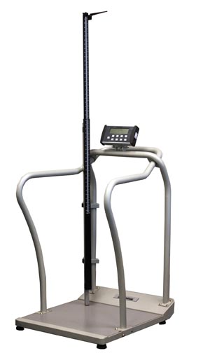 [2101KLHR] Health O Meter Professional Digital 2101Kl Platform Scale With Handrails, ADPT30