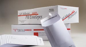 [4421] Tech-Med Tape Measure, Envelopes, 3½&quot; x 2¼&quot;, Self Adhesive, 500CT