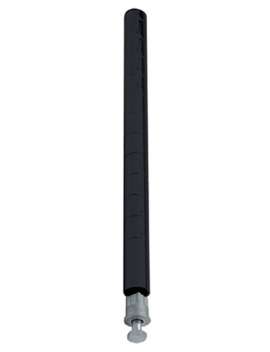 [P74BK] Quantum Wire Shelving Post, 74"H, Black