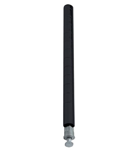 [P34BK] Quantum Wire Shelving Post, 34"H, Black
