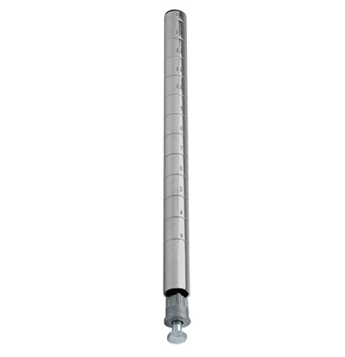 [P14S] Quantum Wire Shelving Post, 14"H, Stainless Steel