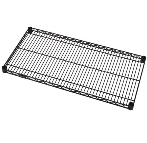 [2460BK] Quantum Wire Shelves, 24"W x 60"L, Black