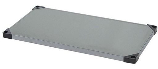 [1836SS] Quantum Solid Shelf, 18"W x 36"L, Stainless Steel