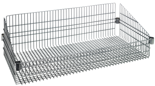 [BSK2436C] Quantum Post Baskets - Chrome, 24" x 36"