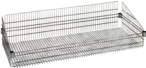 [BSK1848C] Quantum Post Baskets - Chrome, 18" x 48"