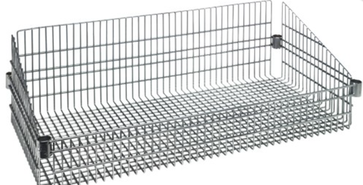 [BSK1836C] Quantum Post Baskets - Chrome, 18" x 36"