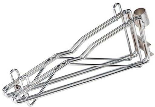 [DCB24] Quantum Multiple Shelf Wall Mount, Double Post Mount Bracket, 24"