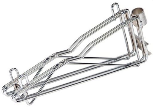 [DCB18] Quantum Multiple Shelf Wall Mount, Double Post Mount Bracket, 18"