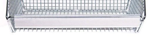 [BLH32C] Quantum Modular Label Holder for Basket, 32", Clear