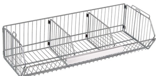 [203612BC] Quantum Modular Shelf Basket, 20"W x 36"L x 12"H, Chrome