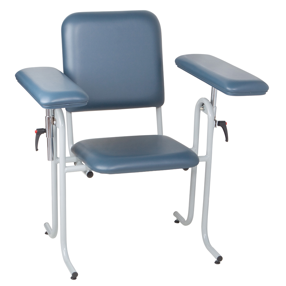 [4382] Dukal Tech-Med Standard Height Blood Draw Chair, 500 lb. Weight Capacity, 1/Pack