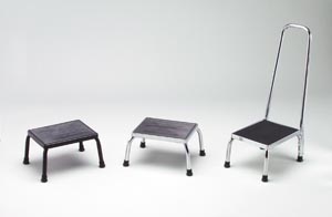 [4351] Tech-Med Footstools, 11" x 14" Platform, Chrome