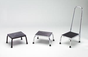 [4351] Tech-Med Footstools, 11" x 14" Platform, Chrome