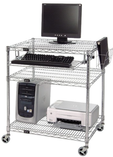 [M2430CLAN] Quantum Work Center, Wire Racks, Portable, 24" x 30" x 34"